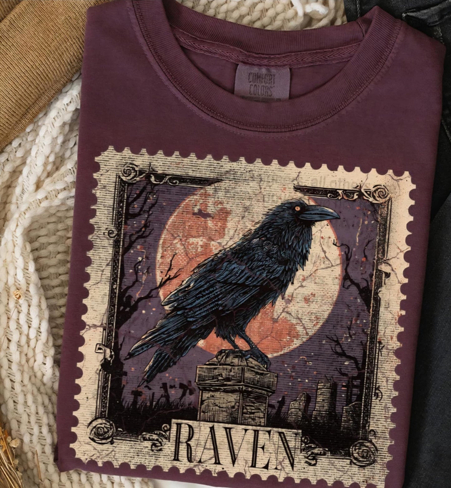 Raven stamp