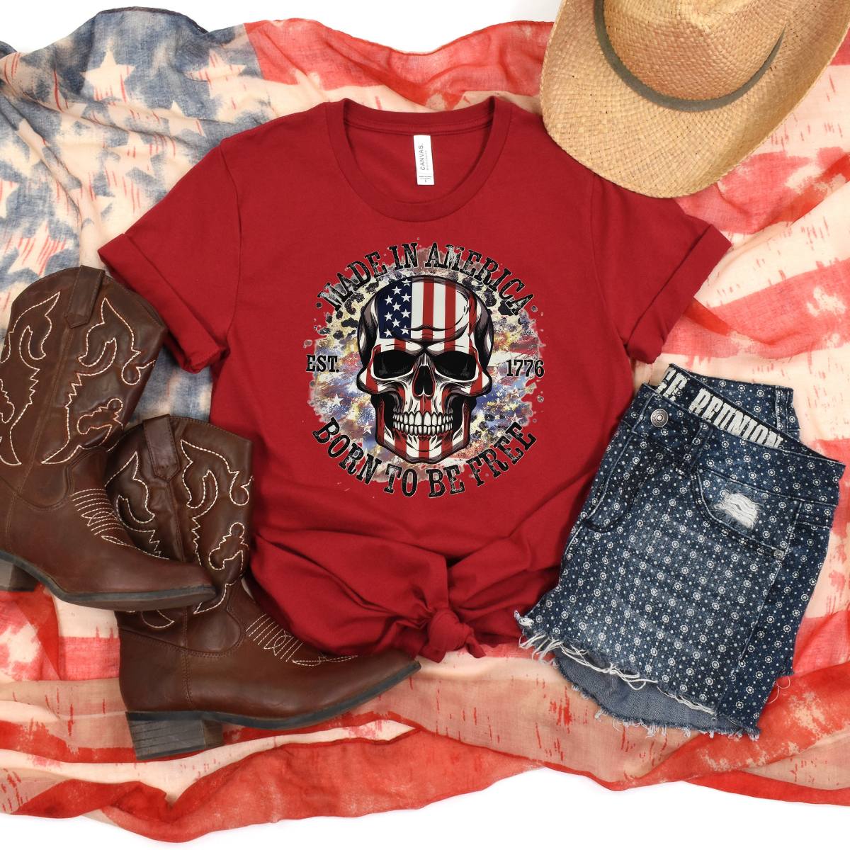 Made in America skull