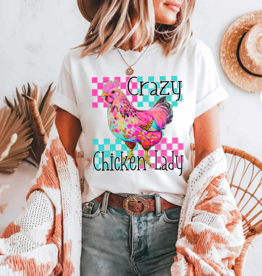 Crazy chicken lady