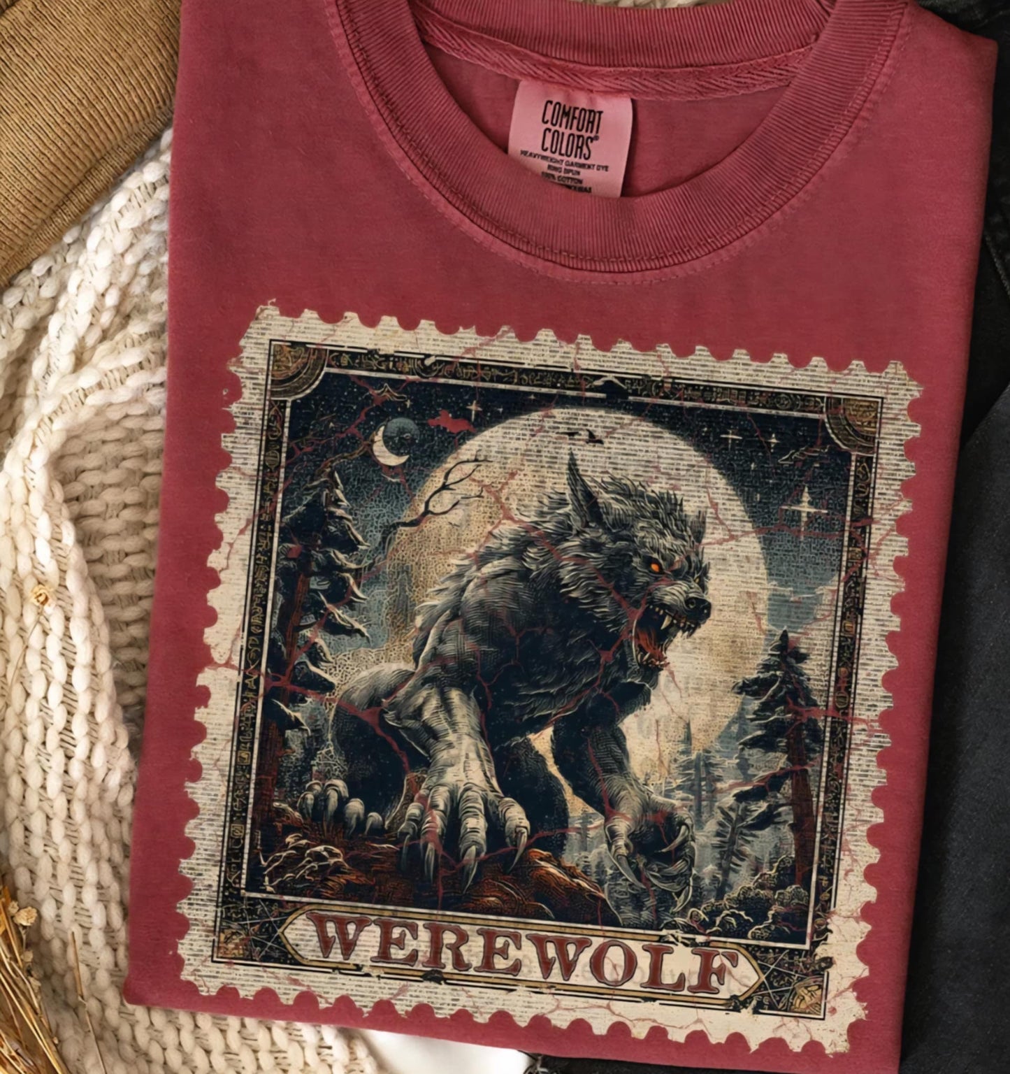 Werewolf stamp