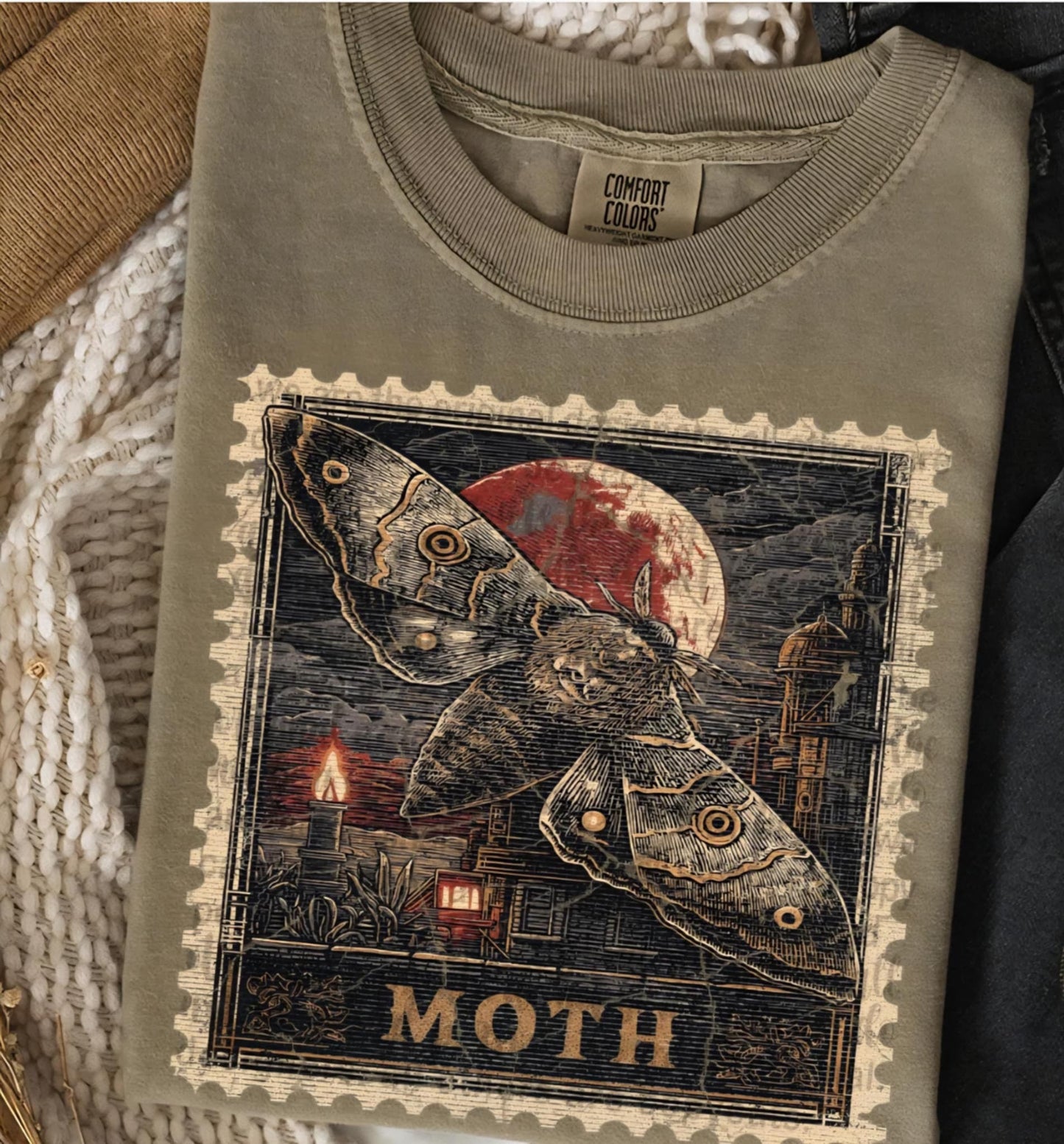 Moth stamp