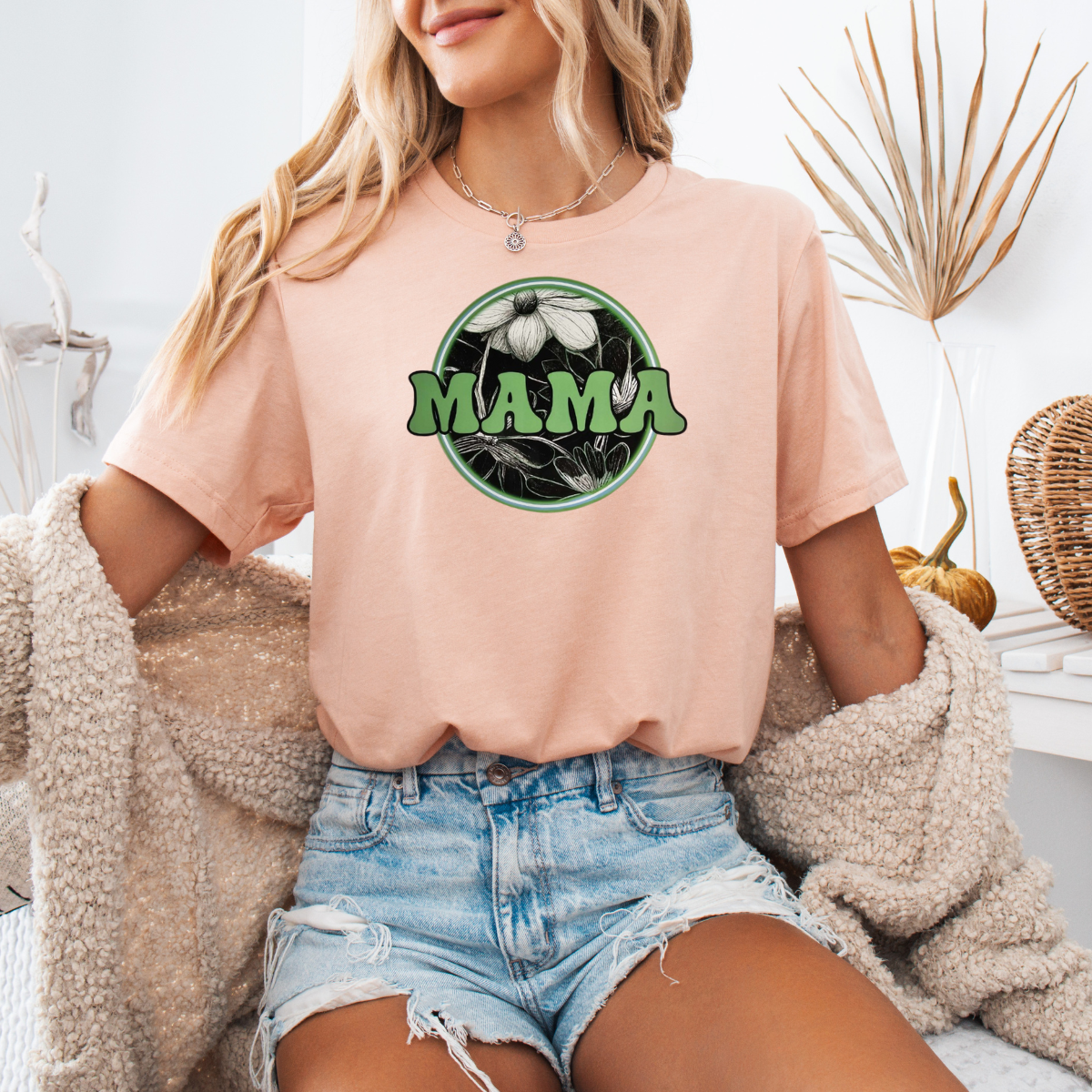 Mama green flowers