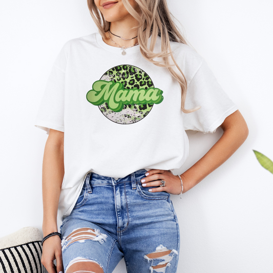Mama green leopard