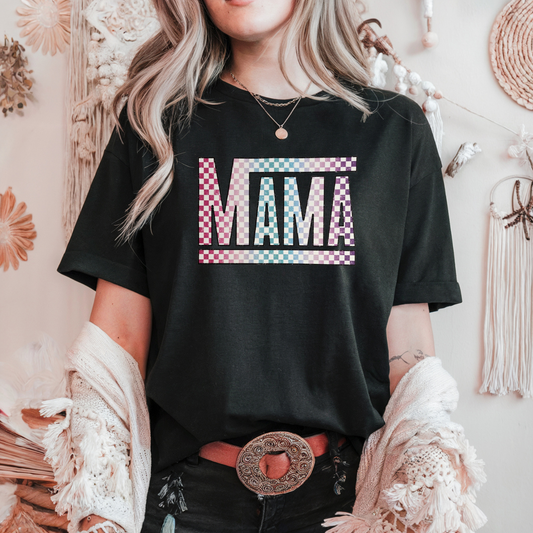 Mama colorful checkered
