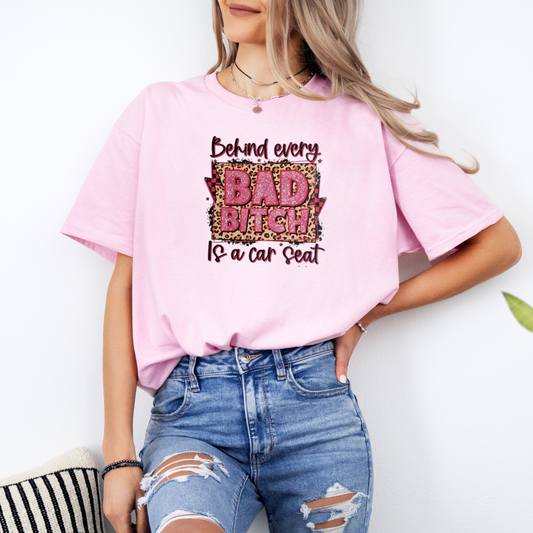 Behind every bad B is a car seat