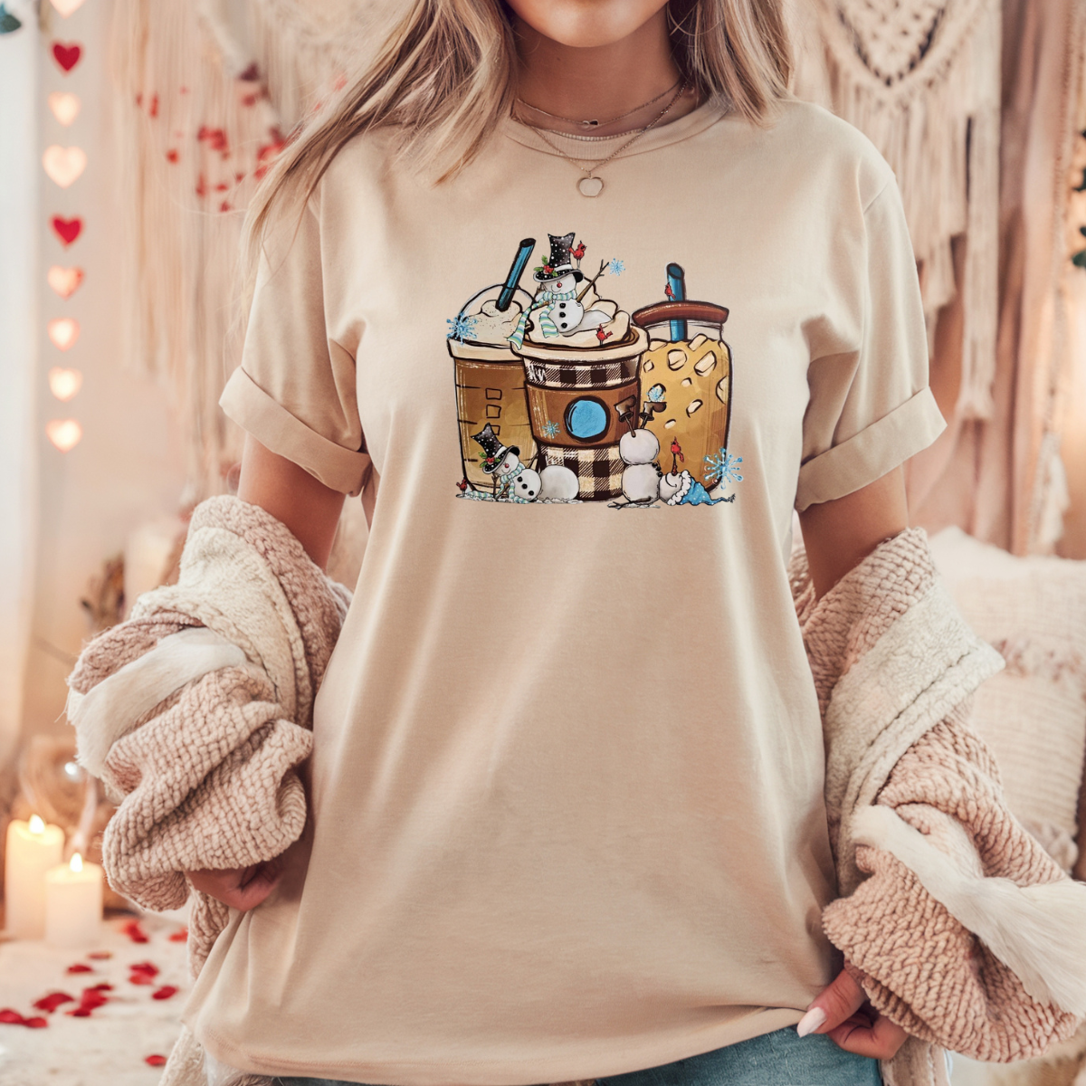 Snowman coffee
