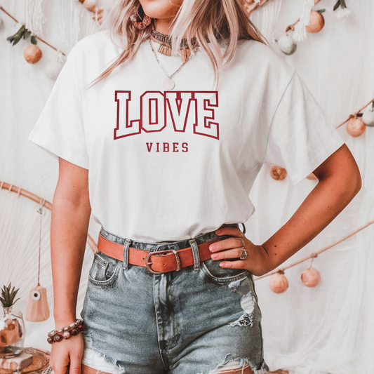 Love vibes red