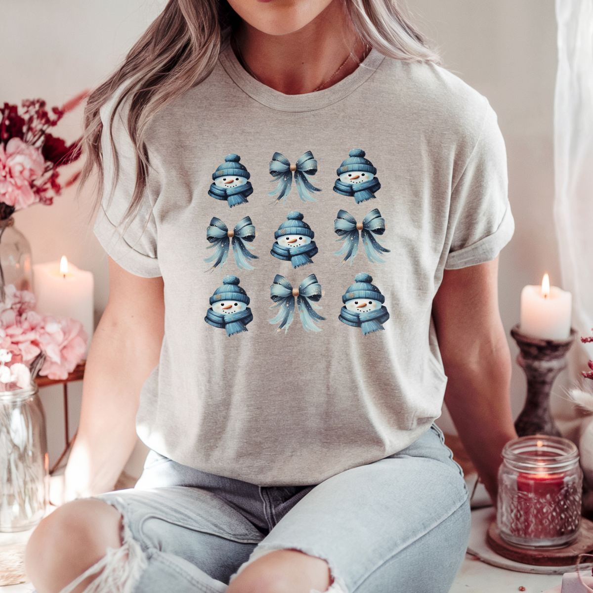 Snowman bows