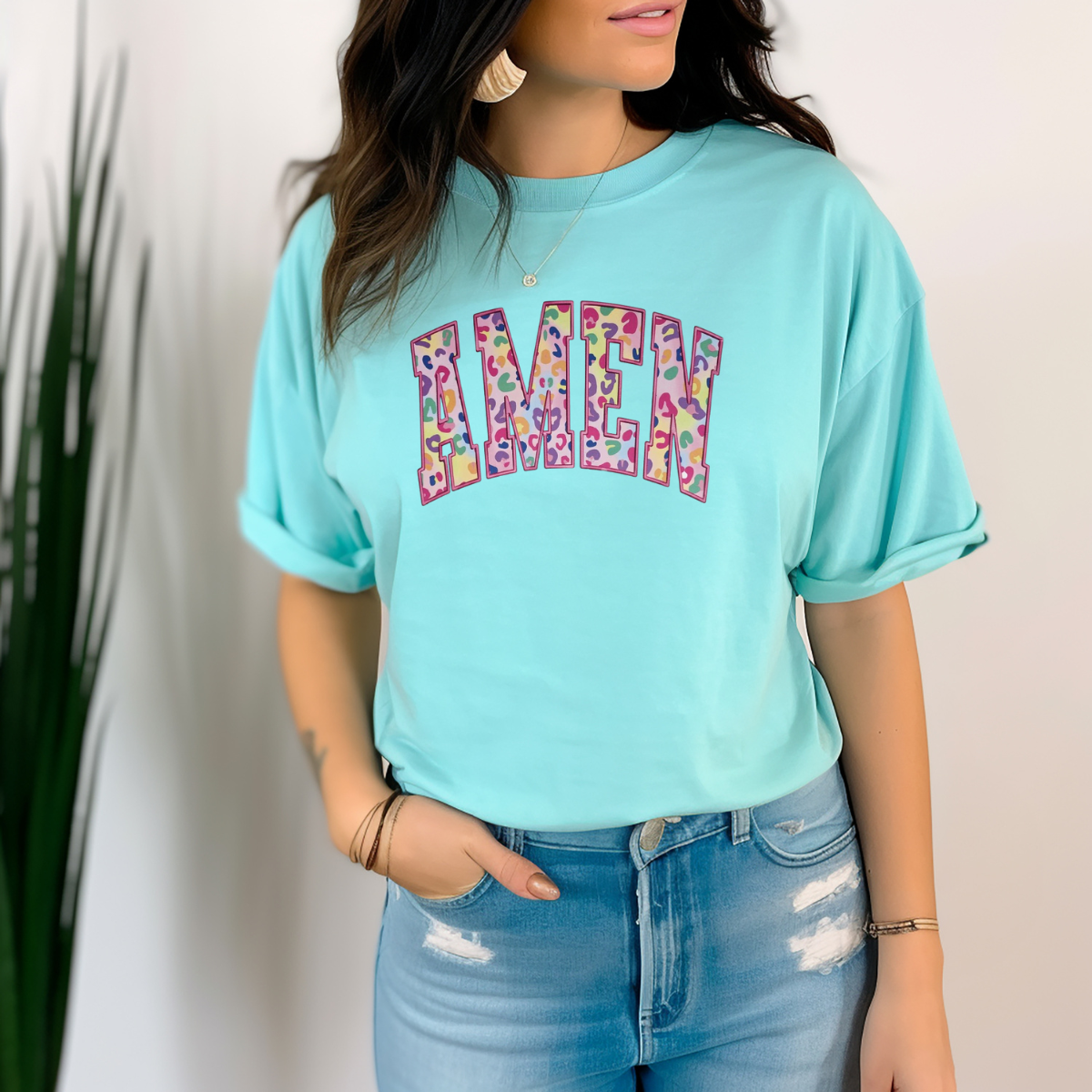 Amen pastel leopard