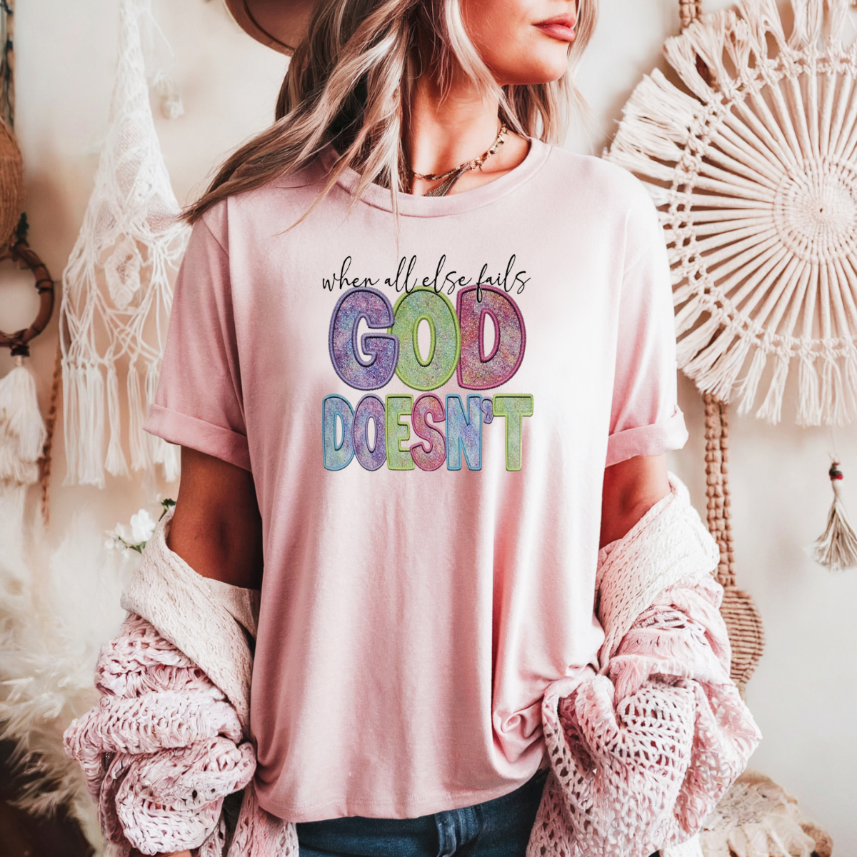 When all else fails God doesn't