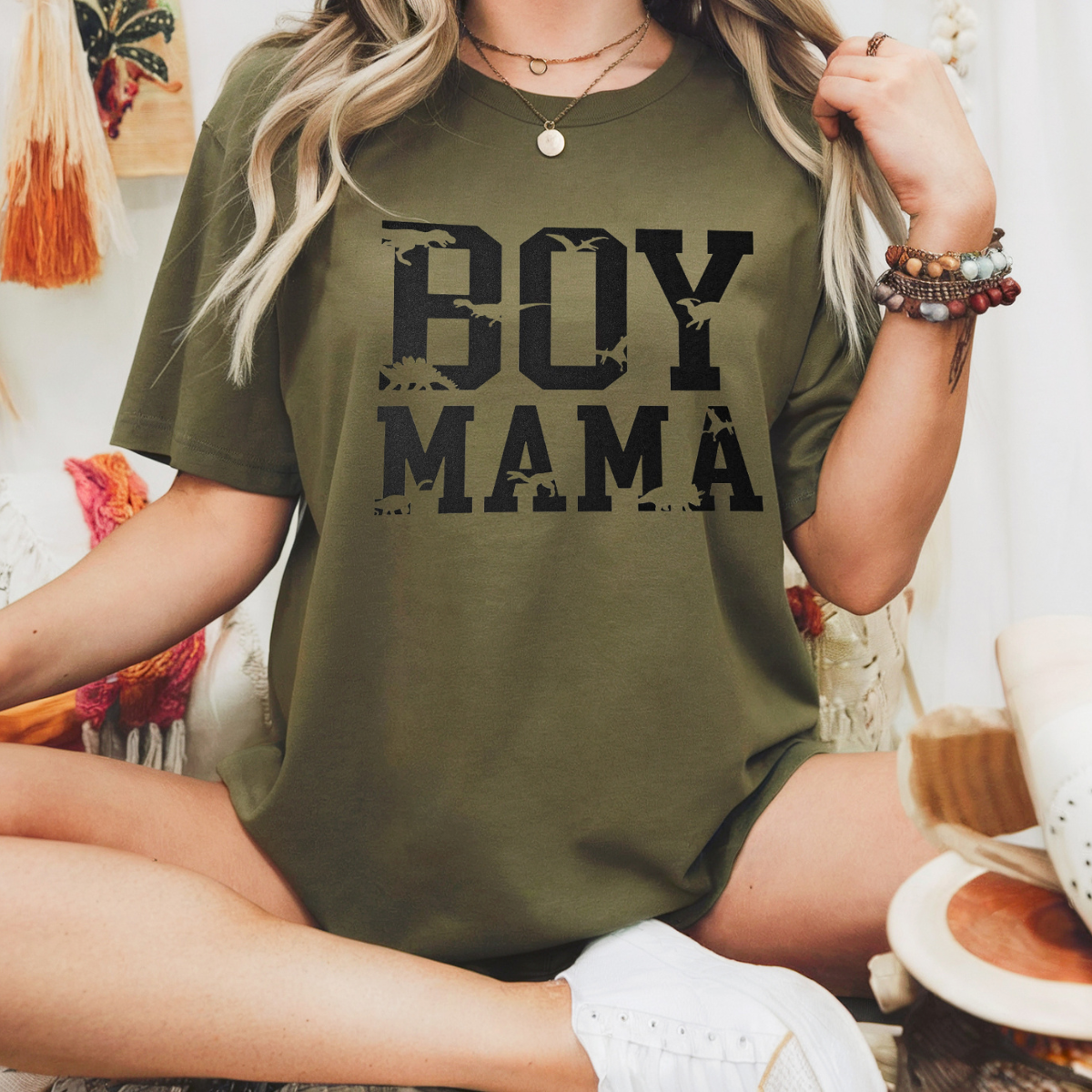 Boy Mama dinosaurs