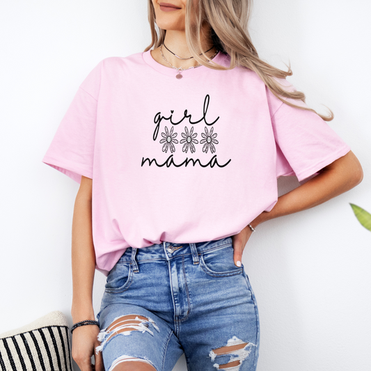Girl mama daisies