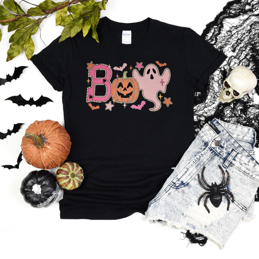 Boo with pink ghost