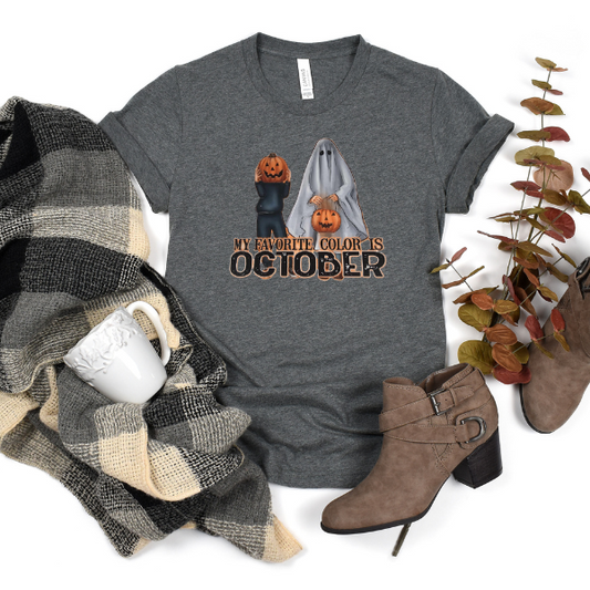 My favorite color is October