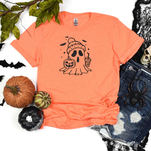 Ghost with pumpkin