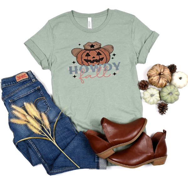 Howdy Fall pumpkin