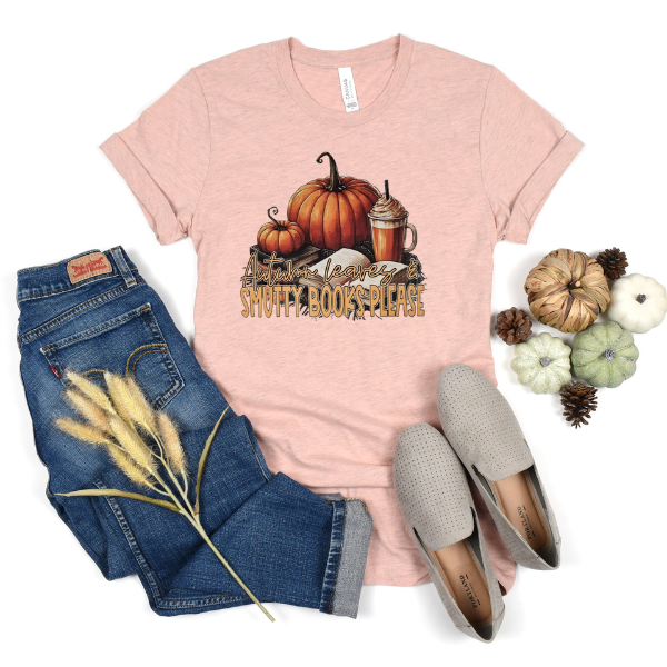 Autumn leaves and smutty books