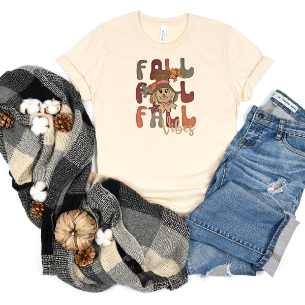 Fall Vibes Scarecrow stacked