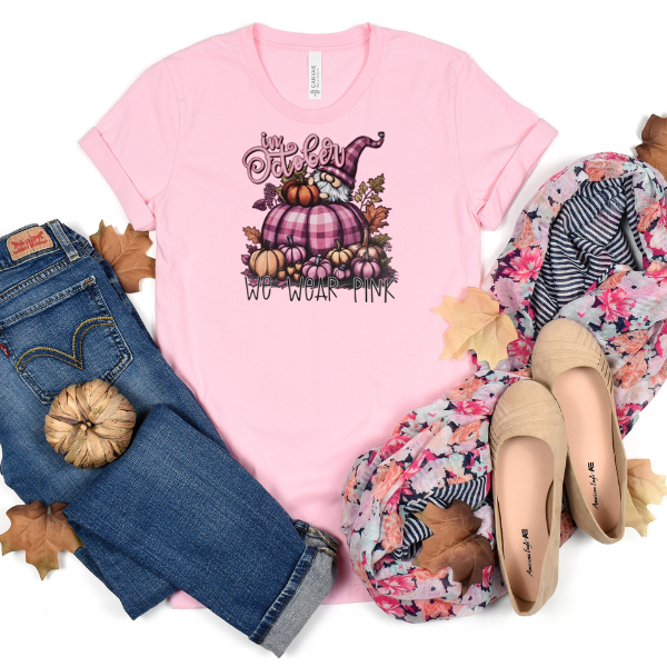 In October we wear pink