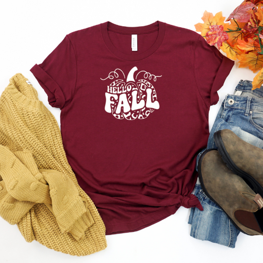 Hello Fall Leopard
