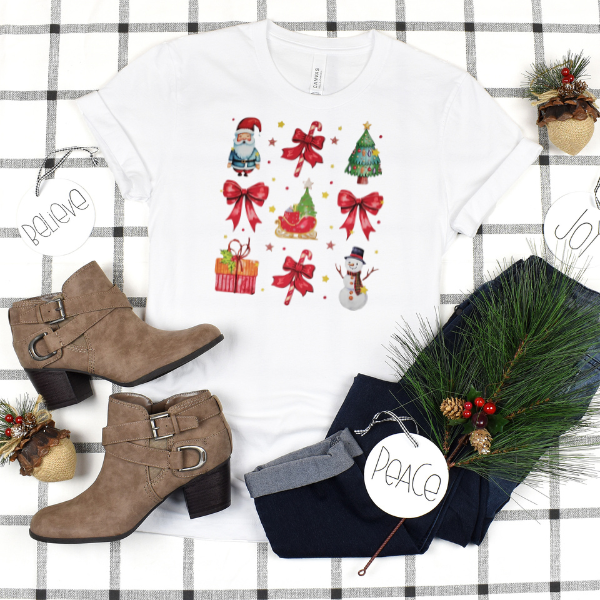 Gnome bow Christmas