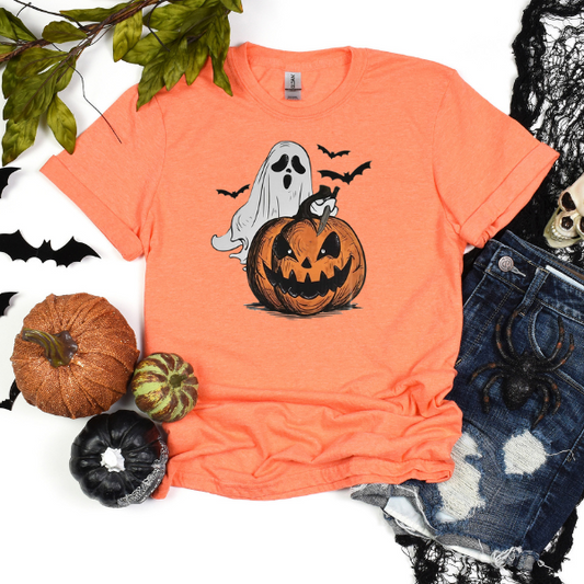 Ghost pumpkin tshirt