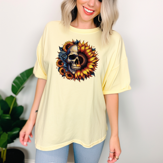 Sunflower skull