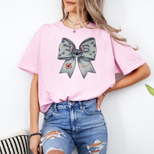 Blue bow