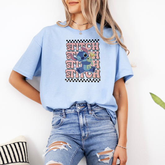 Blue checkered