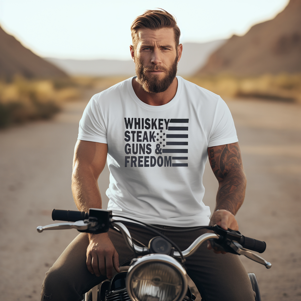 Whiskey steak guns and freedom
