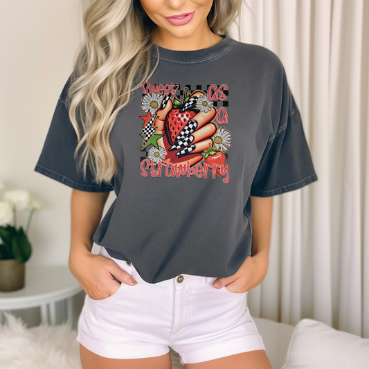 Sweet as a strawberry