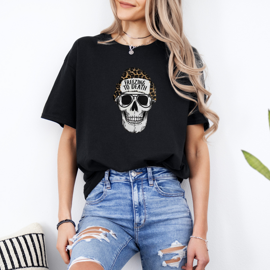 Freezing to death skull