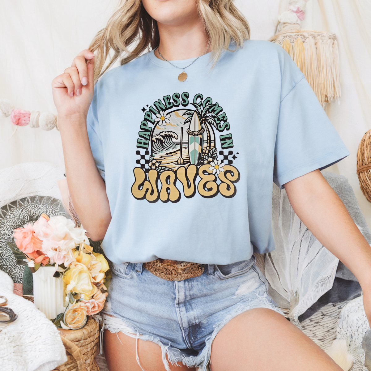 Happiness comes in waves