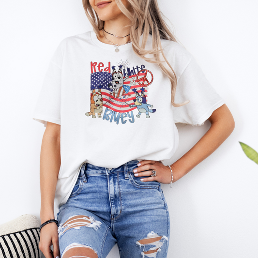 Red white and blue