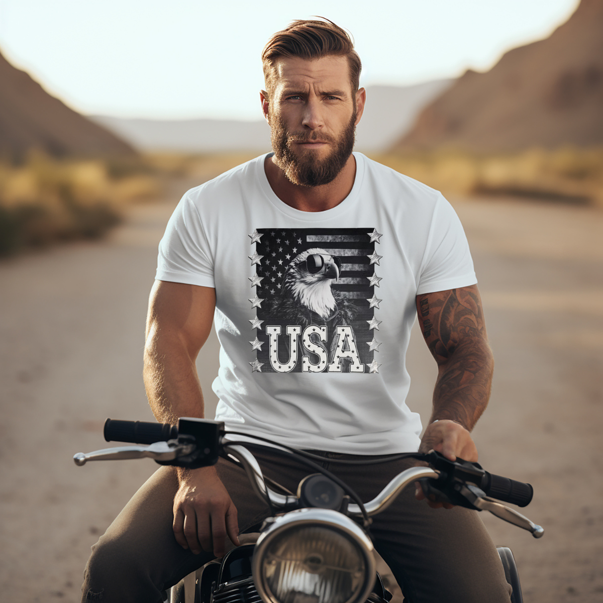 USA black and white