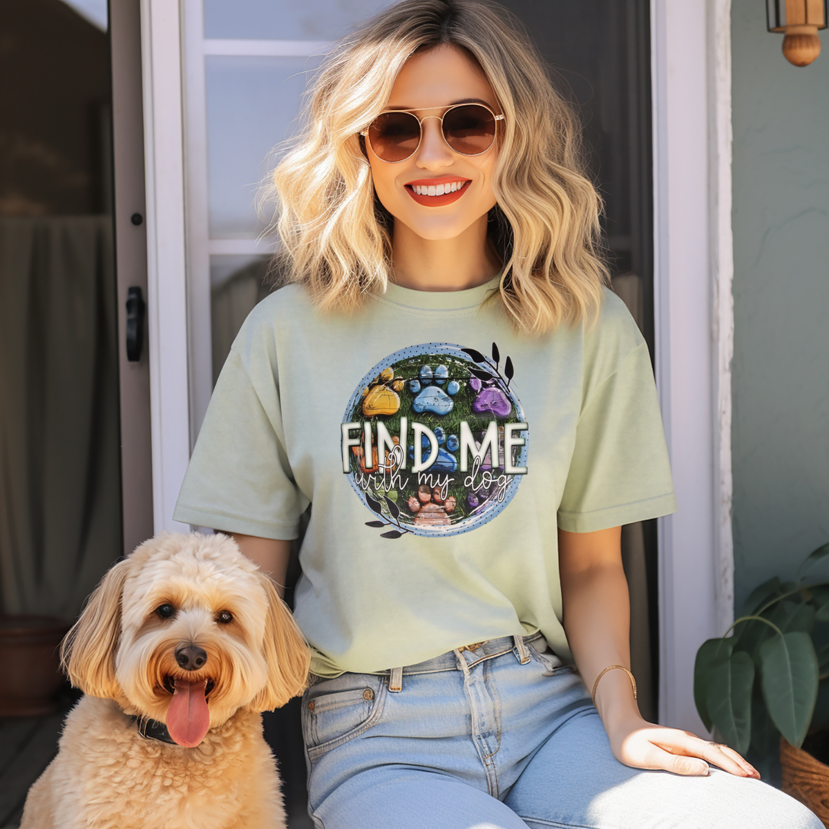Find me with my dog