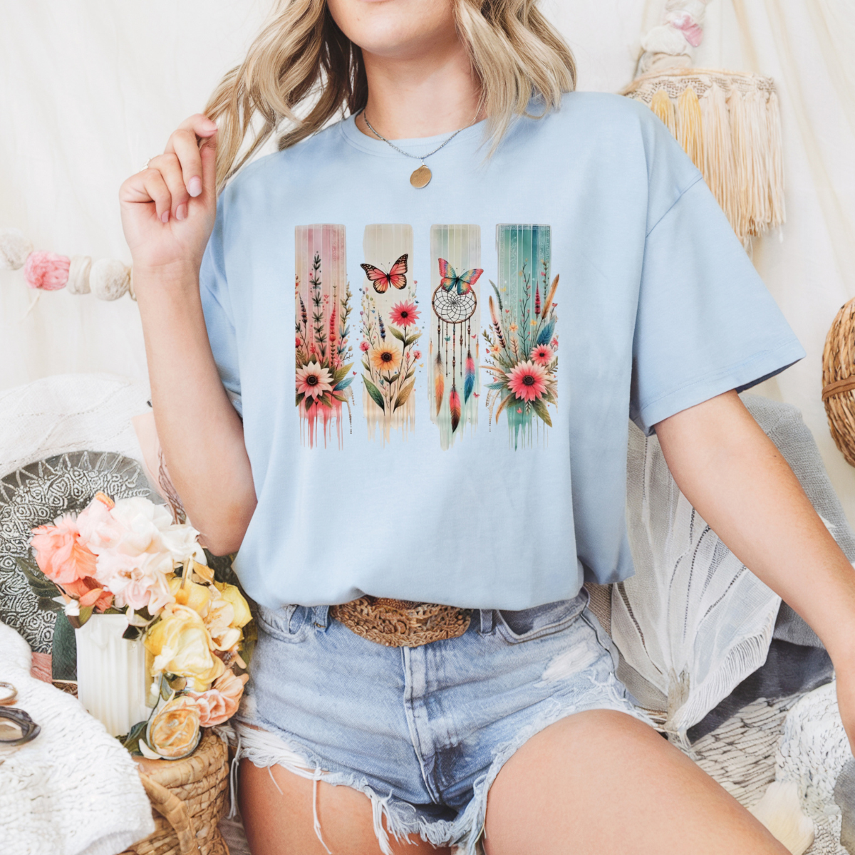 Boho 4 panel