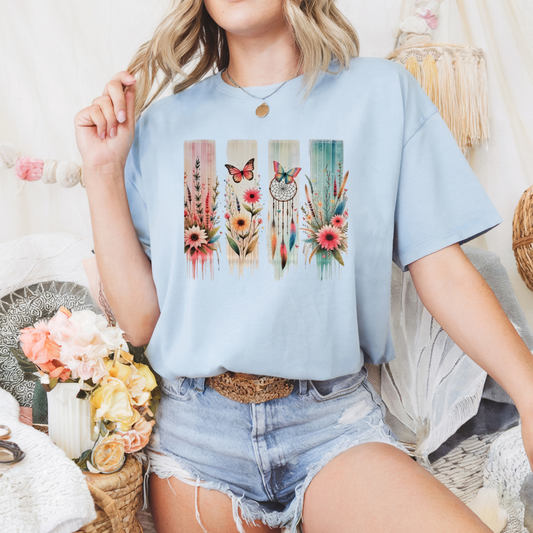 Boho 4 panel