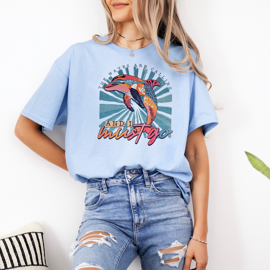 The waves are calling dolphin