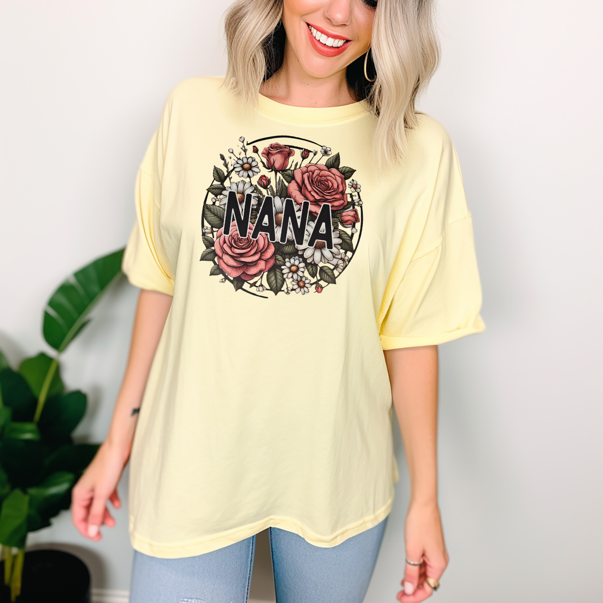 Nana floral circle