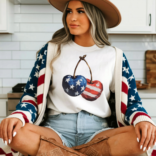 Stars and stripes cherries