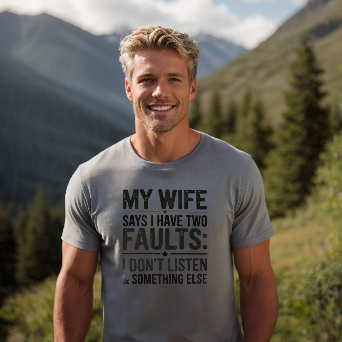 My wife says I have two faults