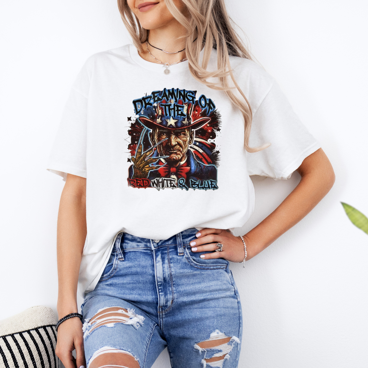 Dreaming of the red white and blue