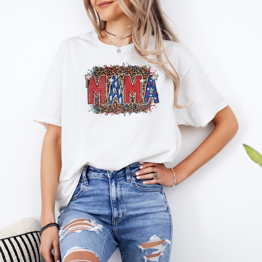 Mama leopard patriotic
