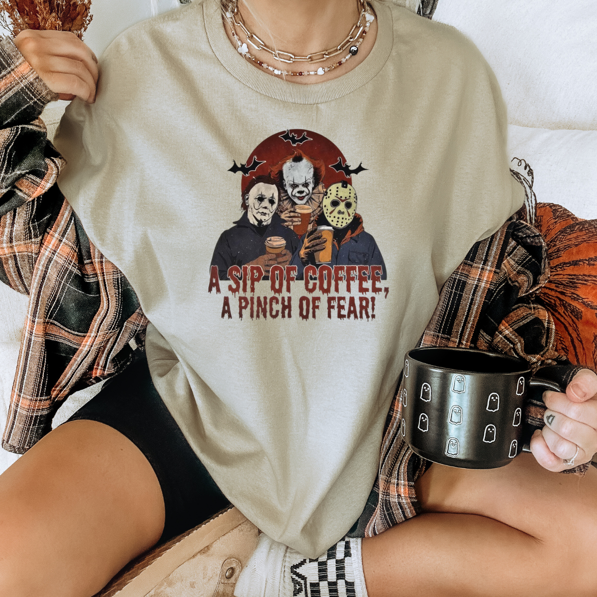 A sip of coffee