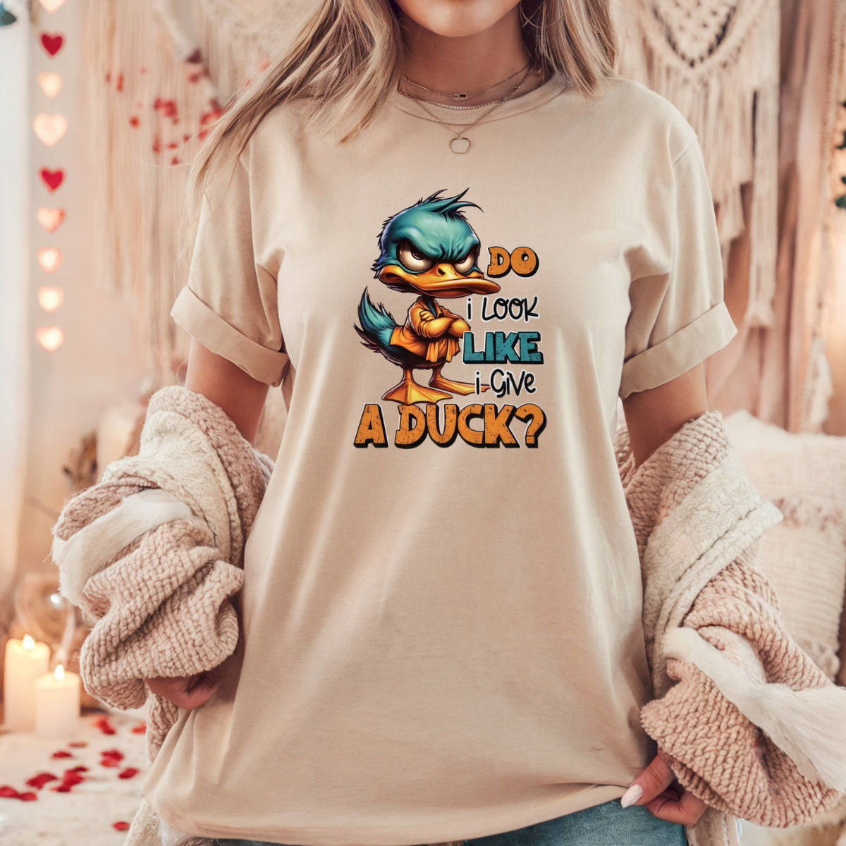 Do I look like I give a duck?