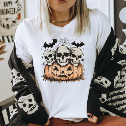 Skulls jack-o-lantern