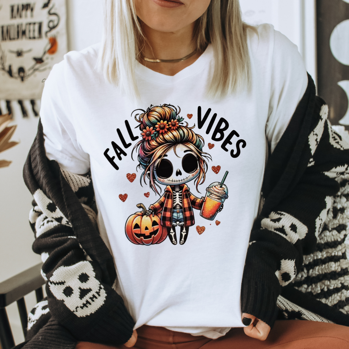 Fall vibes skelly girl
