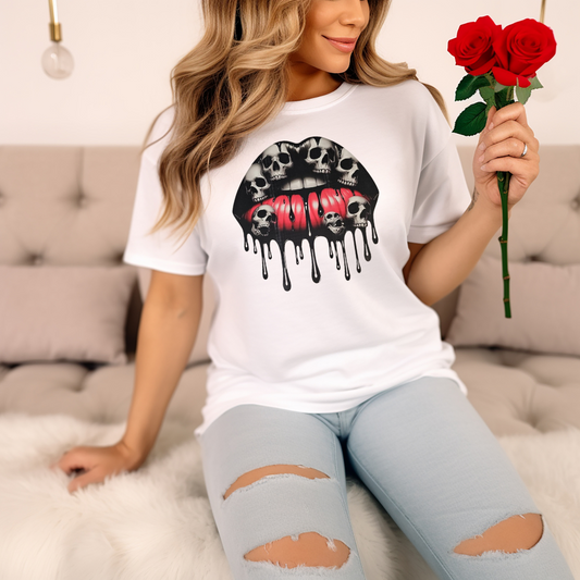 Skull drip lips