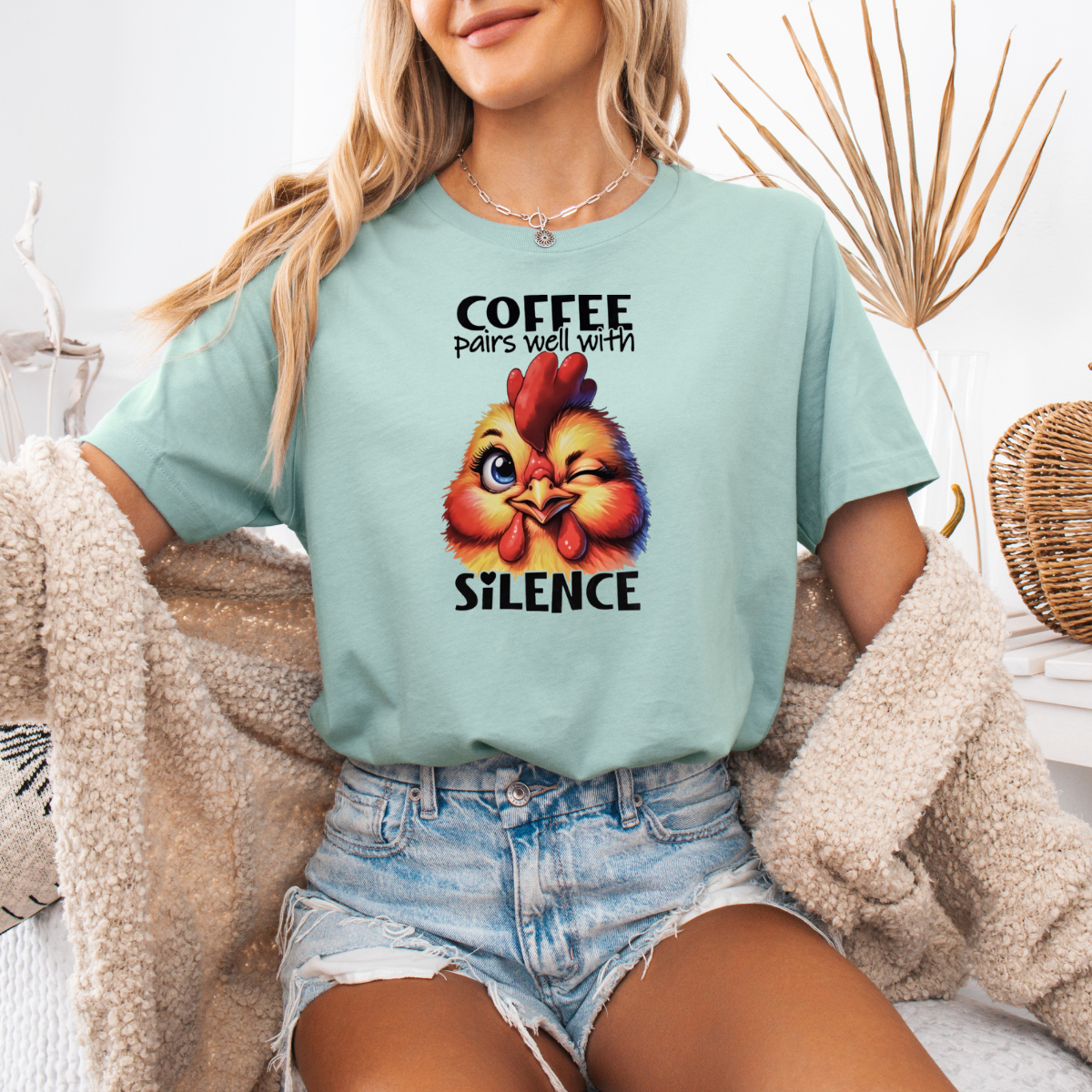Coffee pairs well with silence